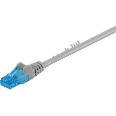 Goobay CAT 6A Patchk�bel U/UTP sz�rke 2x RJ45 10Gbps LSZH