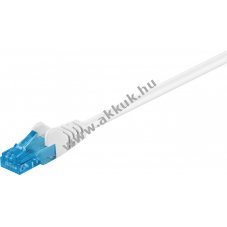 Goobay CAT 6A U/UTP h�l�zati k�bel feh�r 2x RJ45 10Gbit 10 m