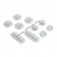 OTB k�belcsipesz 10db/csomag feh�r TPU