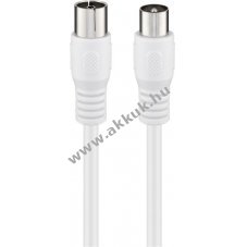 Goobay antennak�bel Class A+ >95dB 3x �rny�kolt koax csatlakoz� > koax aljzat teljesen �rny�kolt 1m