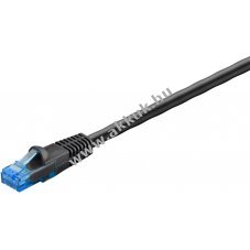 Goobay CAT 6A k�lt�ri U/UTP h�l�zati k�bel 2x PE k�ls� bor�t�s fekete