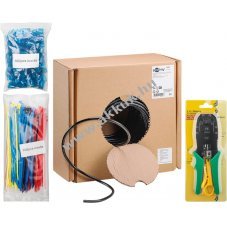 Goobay CAT 6A k�lt�ri U/UTP h�l�zati k�bel k�szlet 100 m