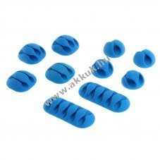OTB k�belr�gz�t� klipsz 10db/csomag k�k TPU