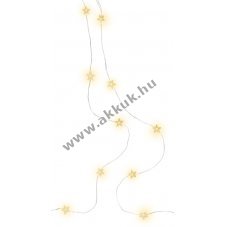 Goobay 20db LED ez�stdr�t f�nyf�z�r csillagokkal id�z�t�vel melegfeh�r 2,2m