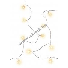 Goobay 80 LED f�nyf�z�r csillag alak� id�z�t�vel melegfeh�r 12,15m IP44