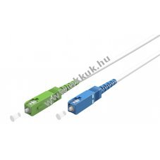Goobay 15m feh�r Singlemode (OS2) FTTH �vegsz�las k�bel SC-APC SC-UPC csatlakoz�val