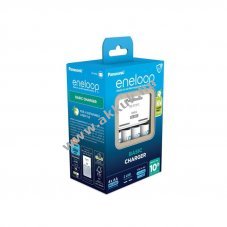 Panasonic eneloop Basic akkut�lt� + 4x eneloop AA Mignon ceruza 1,2V 2000mAh K-KJ51MCD40E NiMH