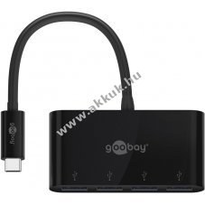 Goobay 4-Port USB-C Multiport-Adapter 4 USB-A csatlakoz� USB 3.0