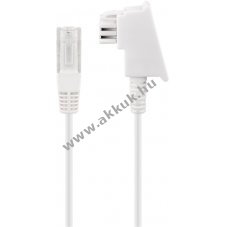 Goobay DSL VDSL routerk�bel cink vezet�k TAE-F csatlakoz� RJ45 csatlakoz�