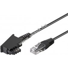 Goobay DSL VDSL routerk�bel cink vezet�k TAE-F csatlakoz� RJ45 csatlakoz�