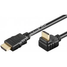 Goobay High-Speed HDMI k�bel 270� csatlakoz� 1m 4K 60 Hz Ethernet