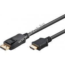 Goobay DisplayPort HDMI k�bel 4K 30Hz