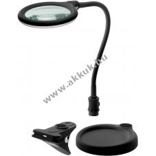 Goobay LED asztali �s csiptet�s nagy�t�l�mpa 6W 480lm 100mm �veglencse