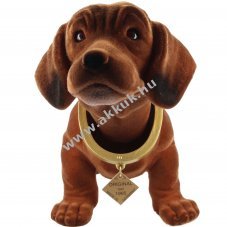 Eredeti Wackeldackel nagy barna 30cmx18,5cm Made in Germany