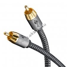 Goobay Mono cinchk�bel 5m subwoofer center csatlakoz�val