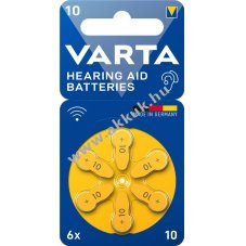 Varta PR70 hall�k�sz�l�k elem 1,45V 6db/csomag Cink-leveg�