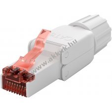 Goobay CAT 6 RJ45 UTP csatlakoz� 5 0-8 5mm k�belhez csavaros r�gz�t�s