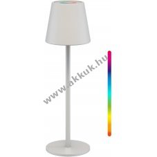 Goobay vezet�k n�lk�li LED asztali l�mpa RGBW feh�r �rint�vez�rl�ssel
