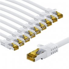 Goobay RJ45 patchk�bel CAT 6A S/FTP 2m feh�r 10db/csomag LSZH