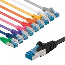 Goobay CAT 6A Patchk�bel S/FTP 5m halog�nmentes LSZH 10 sz�nben