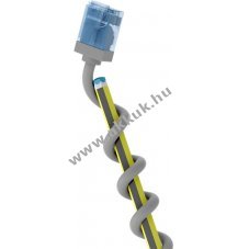 Goobay CAT 6A ultrav�kony patchk�bel UUTP sz�rke r�vid csatlakoz�val