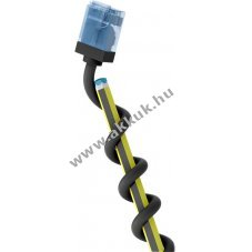 Goobay ultrav�kony CAT 6A patchk�bel slim U/UTP fekete 2,8mm AWG 32