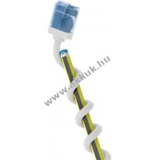 Goobay ultrav�kony CAT 6A patchk�bel 0,15m U/UTP feh�r LSZH TPE burkolat