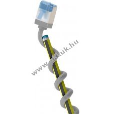 Goobay ultrav�kony CAT 6A patchk�bel U/FTP 3,8mm sz�rke 15,3mm csatlakoz�