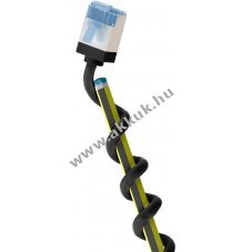 Goobay CAT 6A patchk�bel 10m U/FTP fekete slim LSZH TPE AWG32