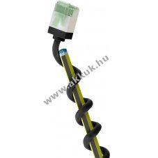 Goobay ultrav�kony CAT 8.1 patchk�bel slim U/FTP 3,8mm fekete