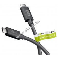 Goobay USB-C k�bel USB4 verzi� 2.0 1,2m 240W 5A 80Gbit/s 16K 60Hz Power Delivery