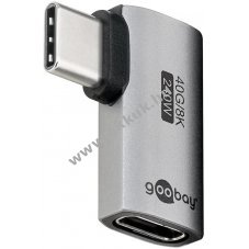 Goobay USB-C adapter 90� USB4 USB-C > USB-C