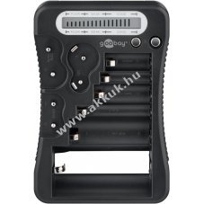 Goobay LCD elemtesztel� standard �s fot�elemekhez, gombcell�khoz