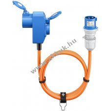 Goobay CEE adapterk�bel 5m 16A 230V campinghoz