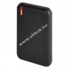 EMOS Powerbank kls akku WI 521, 5000mAh, 20W, Wireless tlts, MagSafe compatibilis, fekete