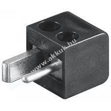 Goobay hangsz�r�csatlakoz� csavaros bek�t�ssel fekete