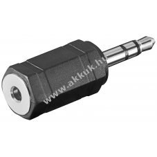 Goobay fejhallgat� adapter 3,5mm dug� 2,5mm aljzat sztere� 3 p�lus