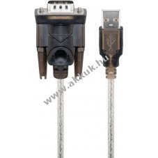 USB auf seriell RS232 Konverter/Adapter/Kabel USB A Stecker > 9-pol. SUB-D Stecker