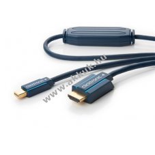 Clicktronic Mini DisplayPort-HDMI nagysebess�g� adapterk�bel 1,0m CLICK C 0100 - A k�szlet erej�ig