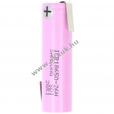 Samsung ICR18650-30A 3,7V 3000mAh akku Z-forma forrf�lekkel LiCoO2