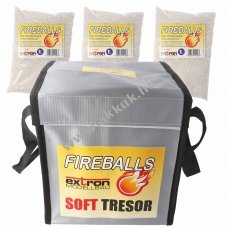 Fireballs t�zolt� granul�tum Soft-Tresor l�tium akkumul�torokhoz 3x1L t�zv�delem
