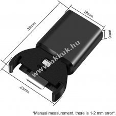 Lithium 3.6V gombakku USB-C tlt LIR2032, LIR1632, LIR2025, LIR2016