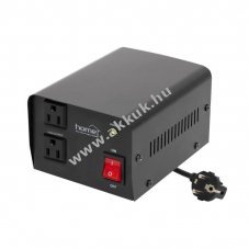 HOME feszltsgtalakt, max.160W, 230V/110V transzformtor, dupla 110V kimenet