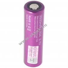 Efest lila IMR18650 akku 3500mAh Li-Ion 3.7V 20A vdelmi elektronika nlkli kizrlag szakemberekn