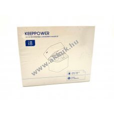 Keeppower i8 AA akkutlt + 8db Keeppower AA 1.5V, 2400mAh akkuval
