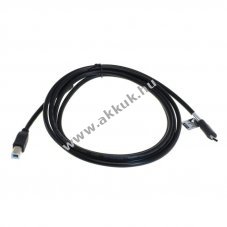 OTB adatk�bel USB Type-C (USB-C) csatlakoz� - USB-B 2.0 csatlakoz� 2,0m