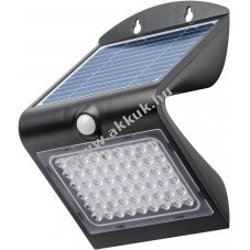 Goobay LED napelemes fali l�mpa mozg�s�rz�kel�vel 4W IP65 fekete