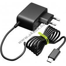 Helyettest hlzati tlt Raspberry Pi 5, GaN, 27W, fekete, 125cm