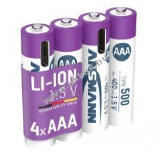 Ansmann Micro/AAA akku 500mAh USB-C csatlakoz�val