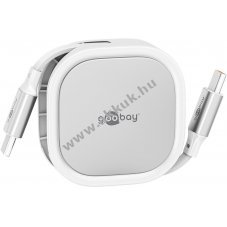 sszecsukhat USB-C kbel, 1m, 15W, fehr